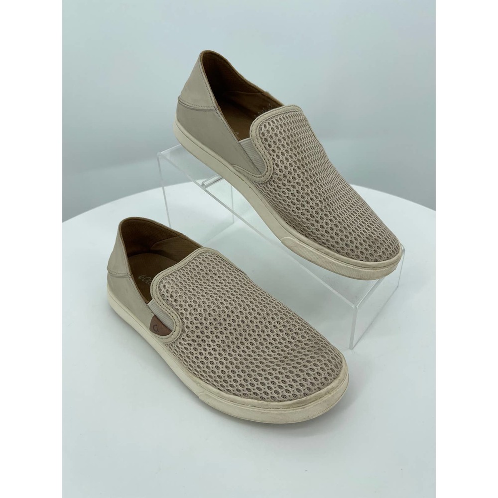 OluKai Womens Pehuea Loafers Tan Size 7